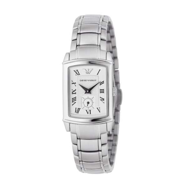 Γυναικείο Ρολόι Emporio Armani Ασημί Καντράν AR0244