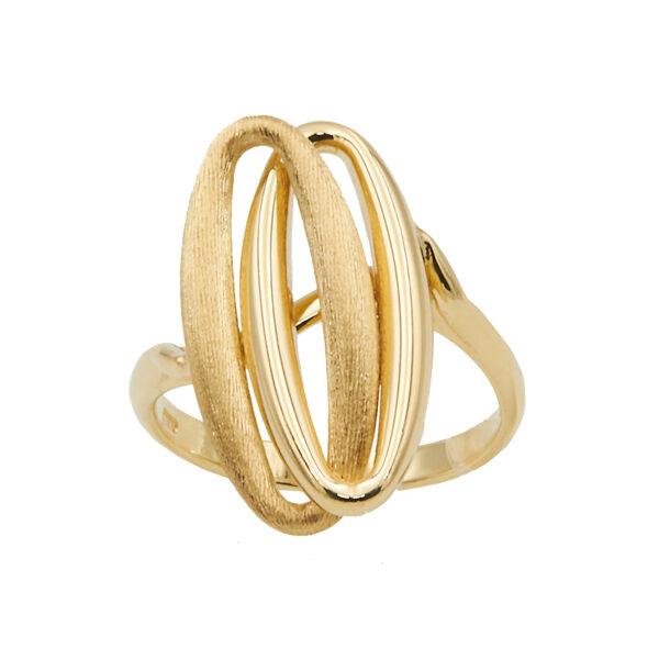 Δαχτυλίδι από Κίτρινο Χρυσό Κ14 ΔΚ1153