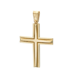 Ανδρικός Σταυρός Anorado σε Κίτρινο Χρυσό Κ14 ΣΤ1275