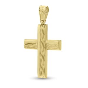 Ανδρικός Σταυρός Anorado σε Κίτρινο Χρυσό Κ14 ΣΤ1201