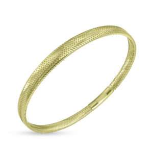 Γυναικείο Βραχιόλι Ελαστική Χειροπέδα Ψωμάς από Χρυσό Κ14 ΒΡ0857
