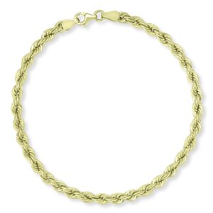 Βραχιόλι Αλυσίδα Πλεκτή από Κίτρινο Χρυσό Κ14 ΒΡ0888