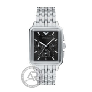 Emporio Armani Ανδρικό Χρονογράφος Μεταλλικό Μπρασελέ AR11751