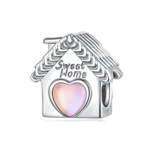 Σύμβολο Silver Me Sweet home για Βραχιόλι από Ασήμι 925 με Ζιρκόν ΑΒΡ0937