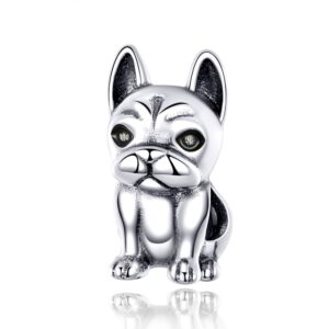 Σύμβολο Silver Me French bulldog για Βραχιόλι από Ασήμι 925 ΑΒΡ0940