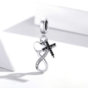 Σύμβολο Silver Me Infinity Symbol για Βραχιόλι από Ασήμι 925 με Ζιρκόν ΑΒΡ0944