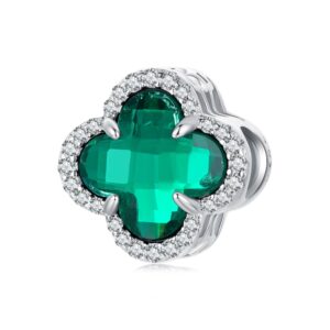 Σύμβολο Silver Me Silver drop green για Βραχιόλι από Ασήμι 925 με Ζιρκόν ΑΒΡ0980