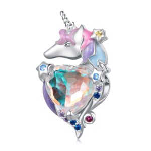 Σύμβολο Silver Me Unicorn charm για Βραχιόλι από Ασήμι 925 με Ζιρκόν ΑΒΡ0987