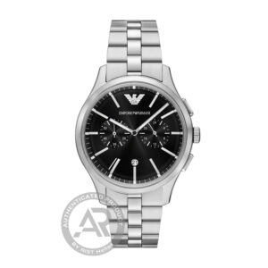 Emporio Armani Ανδρικό Χρονογράφος Μεταλλικό Μπρασελέ AR11691