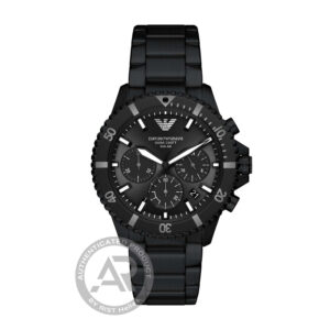 Emporio Armani Ανδρικό Χρονογράφος Μεταλλικό Μπρασελέ AR11784